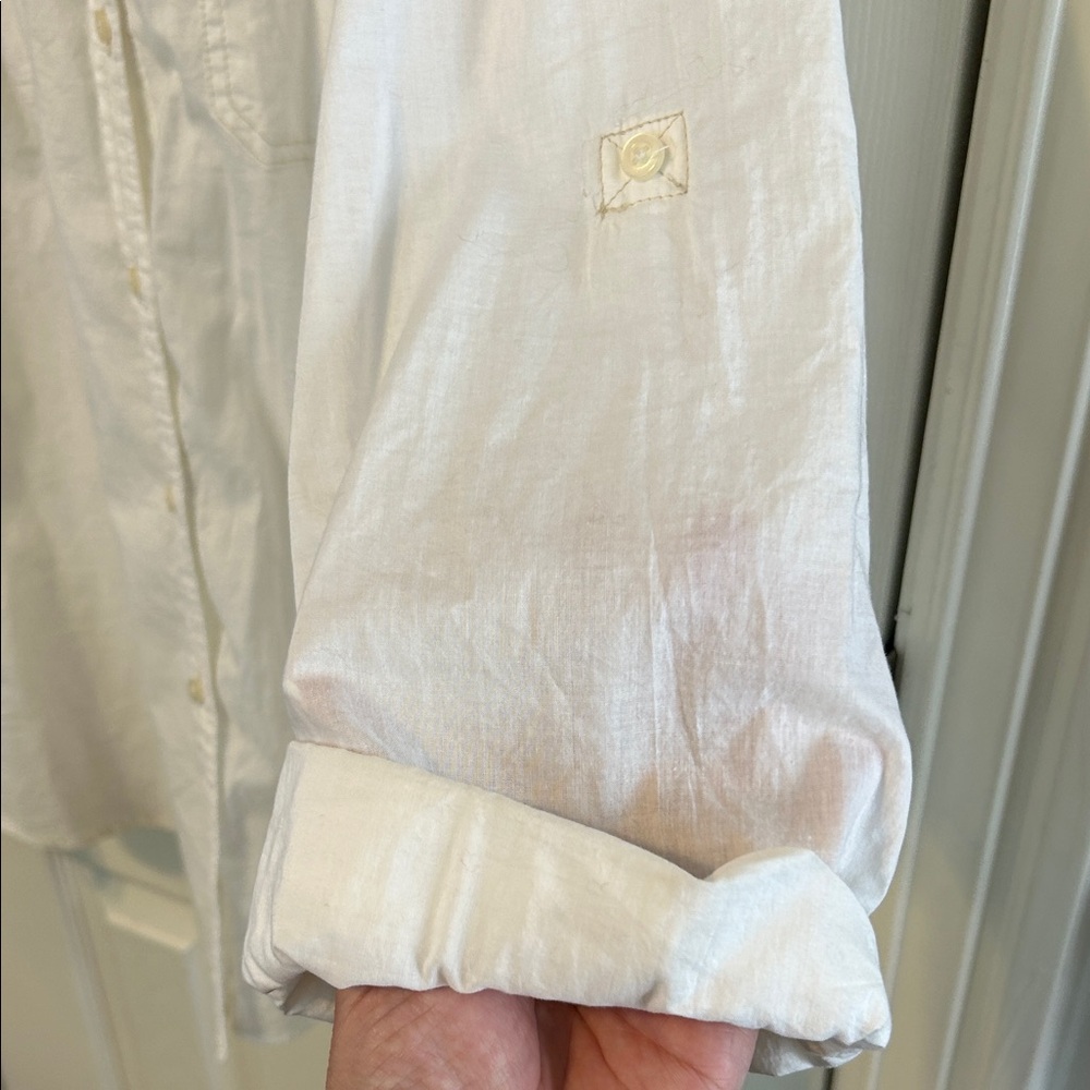 Womens White Gap Casual Shirt - Picture 3 of 8